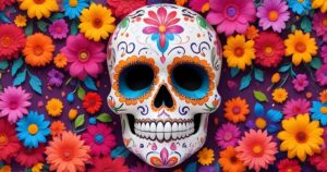 tête de mort mexicaine calaveras sugar skull