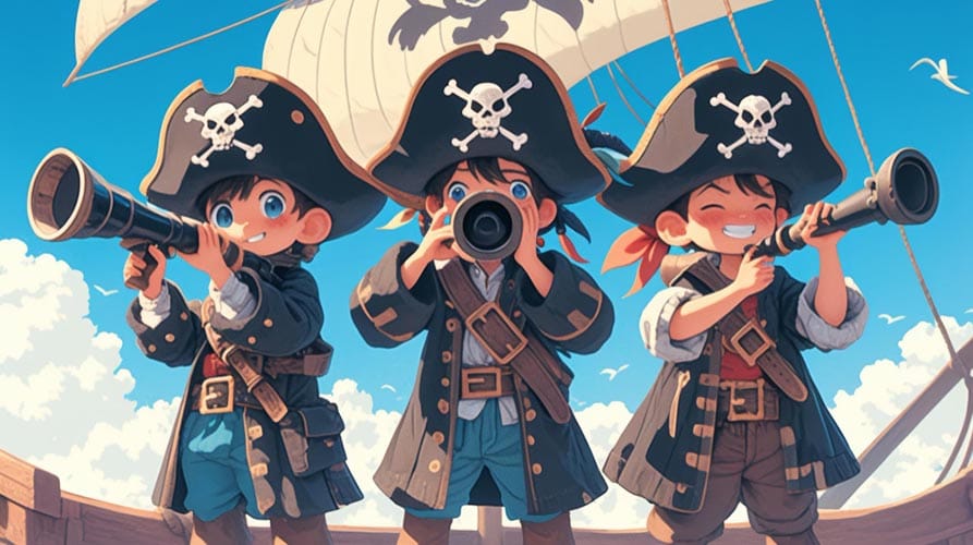 dessin anime pirates
