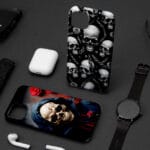 iphone coque de protection tête de mort skull gothique vente en ligne