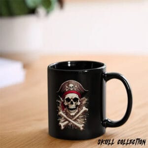 mug tasse cadeau pirate tete de mort skull jolly roger