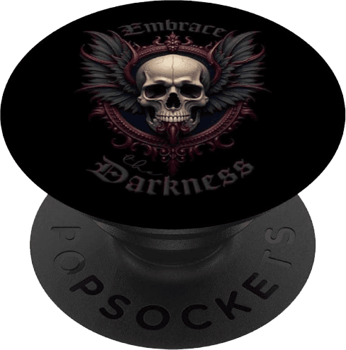 popsockets tete de mort gothique skull cadeau