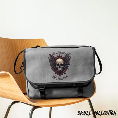 sac idee cadeau tete de mort gothique